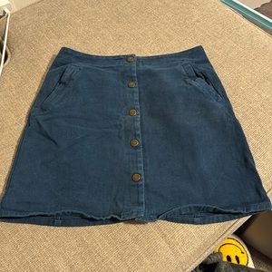 Button down skirt